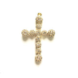 Religious Cross Zirconia Charms for Jewelry Making