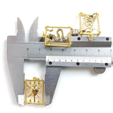 5pcs Retro Square Snake Sword in Heart Hand Pendant Charms DIY