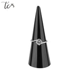 5pcs Ring Display Finger Cone Acrylic Showcase Stand