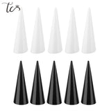 5pcs Ring Display Finger Cone Acrylic Showcase Stand