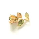 5pcs Rose Flower Charms Cubic Zirconia Paved Jewelry Accessory