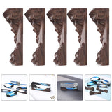 5pcs Crystal Epoxy Wooden Adornment DIY Craft Accessories
