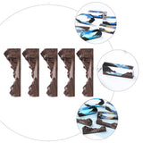 5pcs Crystal Epoxy Wooden Adornment DIY Craft Accessories