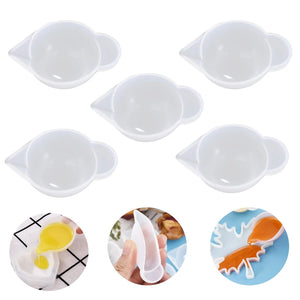 5pcs 10ml Silicone Dispensing Cup Jewelry Making Tools DIY Crystal UV Epoxy Resi