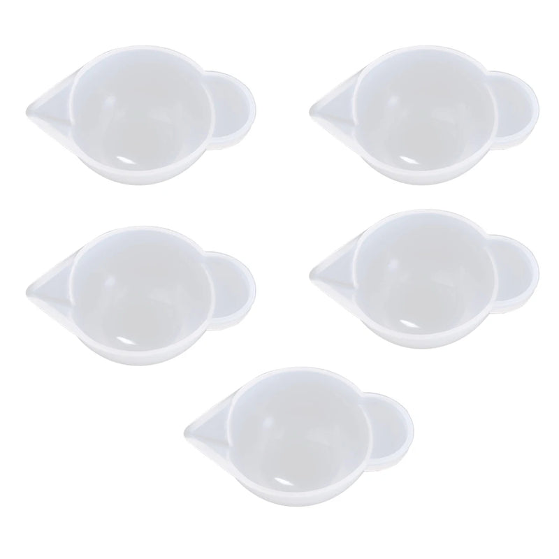 5pcs 10ml Silicone Dispensing Cup Jewelry Making Tools DIY Crystal UV Epoxy Resi
