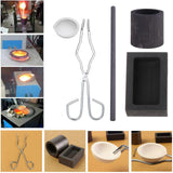 5pcs High Purity Torch Melting Casting Kit - Silver Copper Non-Ferrous Metal
