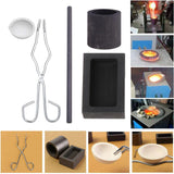 5pcs High Purity Torch Melting Casting Kit - Silver Copper Non-Ferrous Metal