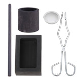 5pcs High Purity Torch Melting Casting Kit - Silver Copper Non-Ferrous Metal