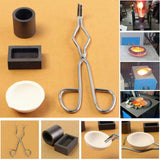 5pcs High Purity Torch Melting Casting Kit - Silver Copper Non-Ferrous Metal