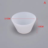 5pcs Silicone Mold Cup Dispenser Epoxy Resin Jewelry Making DIY Tools