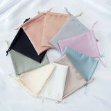 5pcs Silk Velvet Jewelry Bag Satin Drawstring Organizer Gift Wedding Christmas