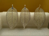 5pcs Silver Leaf Charms Pendants Necklace Earrings Bracelet Findings