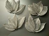 5pcs Silver Leaf Charms Pendants Necklace Earrings Bracelet Findings