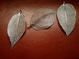5pcs Silver Leaf Charms Pendants Necklace Earrings Bracelet Findings