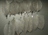 5pcs Silver Leaf Charms Pendants Necklace Earrings Bracelet Findings