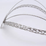 5pcs Silver/Gold Bride Crown Hoop Headband DIY Wedding Jewelry Finding Base