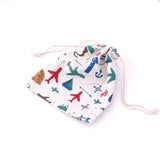 5 Small Cotton Bags 14*16cm Wedding Party Favor Drawstring Gift Bag Pouches
