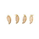 5pcs Small Size Wings Charms Pendant for Women Bracelet Girl Necklace