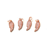 5pcs Small Size Wings Charms Pendant for Women Bracelet Girl Necklace