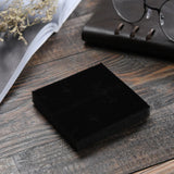 5pcs Small Wrinkle Chrysanthemum Print Paper Jewelry Box Earring Gift Cardboard