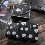 5pcs Small Wrinkle Chrysanthemum Print Paper Jewelry Box Earring Gift Cardboard