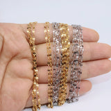 5pcs Stainless Steel Lips Chain Link DIY Necklace Pendant Jewelry