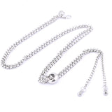 5pcs Stainless Steel Adjustable Necklace Chains 2mm Wide