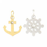 5pcs Stainless Steel Anchor Charms for Jewelry Making DIY
