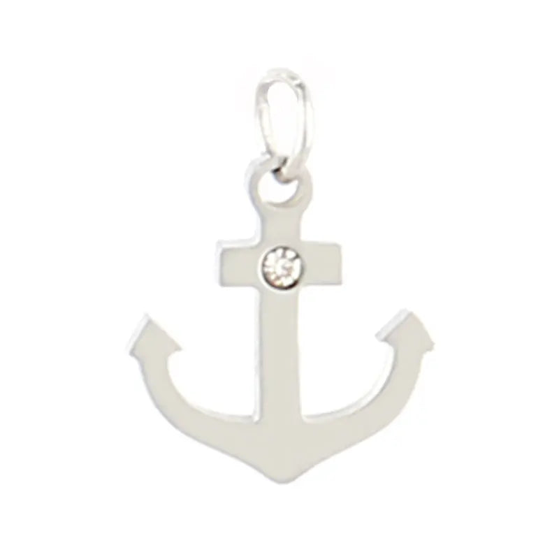 5pcs Stainless Steel Anchor Charms for Jewelry Making DIY
