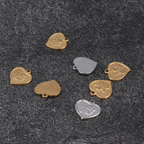 5pcs Stainless Steel Angel Pendant Charms for DIY Jewelry Making