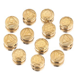 5pcs Stainless Steel Evil Eye Spacer Beads for Jewelry Making