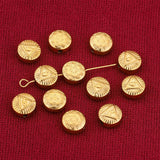 5pcs Stainless Steel Evil Eye Spacer Beads for Jewelry Making
