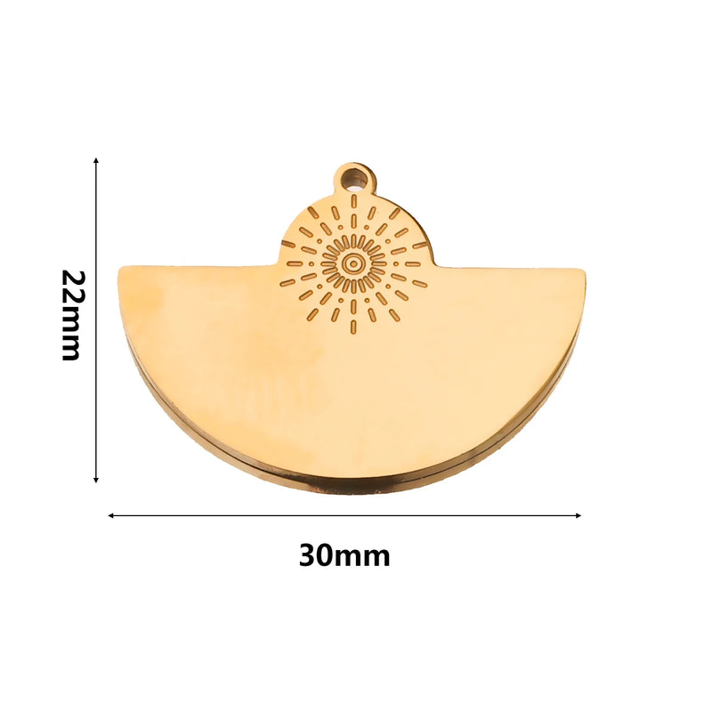 5pcs Bohemia Shell Charms for DIY Jewelry Making