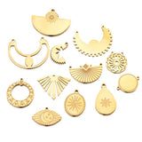 5pcs Bohemia Shell Charms for DIY Jewelry Making