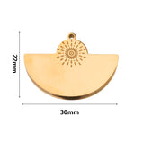 5pcs Bohemia Shell Charms for DIY Jewelry Making