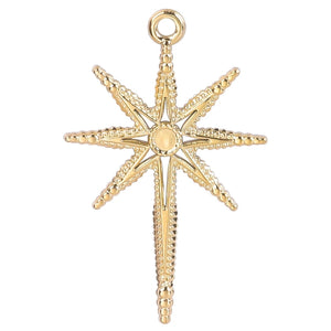 5pcs Stainless Steel Star Pendant Charms DIY Jewelry Making Supplies