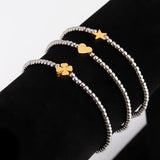 5pcs Stainless Steel Charms High Polished Pendant For DIY Bracelet Necklace