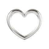 5pcs Stainless Steel Charms Big Heart Pendant DIY Jewelry Making