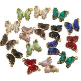 5pcs Stainless Steel Double Hole Butterfly Charms