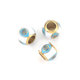 5pcs Stainless Steel Eye Beads Charms Loose Spacer Beads Jewelry Making DIY