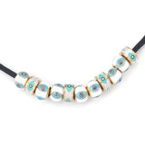 5pcs Stainless Steel Eye Beads Charms Loose Spacer Beads Jewelry Making DIY