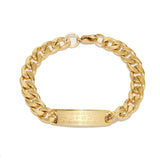 5pcs Stainless Steel Charm Bracelets 21.5cm Length Women Men DIY Jewelry Bangles
