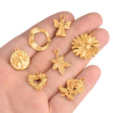 5pcs Stainless Steel Lock Charms DIY Jewelry Making Accessories