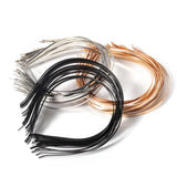 5pcs Metal Headband Base Setting for DIY Jewelry Making Women Wedding Hairwear