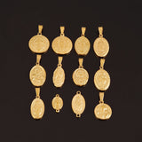5pcs Jesus Christian Talisman Pendant Virgin Mary Charms DIY Jewelry