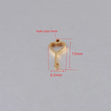 5pcs Stainless Steel Key Lock Charms
