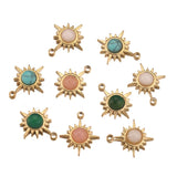 5pcs Bohemian Sun Drop Pendants for DIY Necklace Jewelry Making