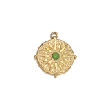 5pcs Turquoise Boho Sun Flower Earring Pendants DIY Jewelry Making