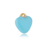 5pcs Colorful Love Heart Pendant Charms for DIY Jewelry Making