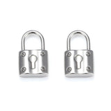 5pcs Stainless Steel Padlock pendants Jewelry Making DIY Charms
